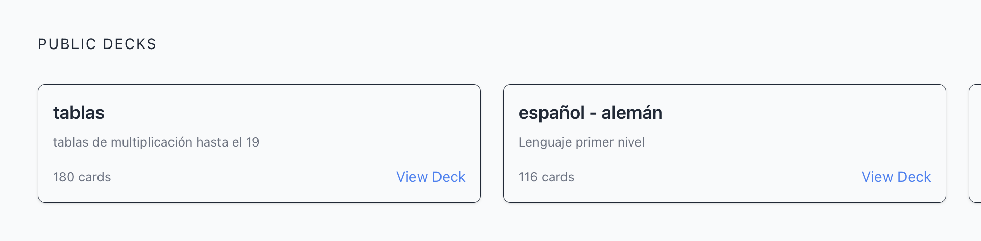 Public Decks